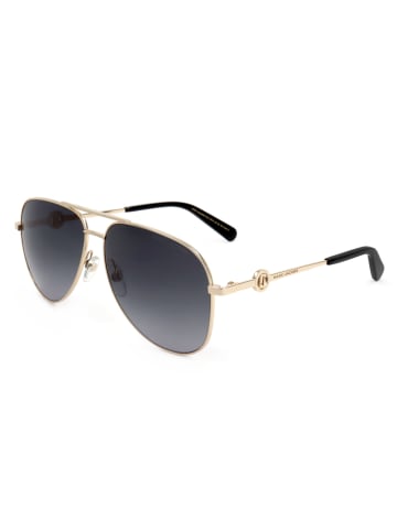Marc Jacobs Damen-Sonnenbrille in Gold/ Schwarz