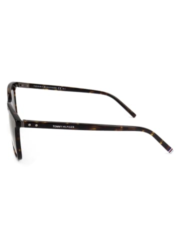 Tommy Hilfiger Męskie okulary przeciwsłoneczne w kolorze brązowym