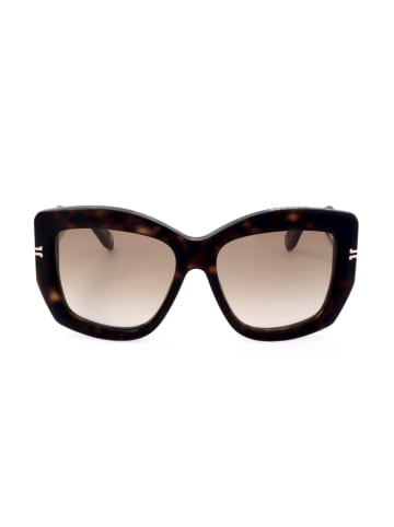 Marc Jacobs Damskie okulary przeciwsłoneczne w kolorze brązowo-jasnobrązowym