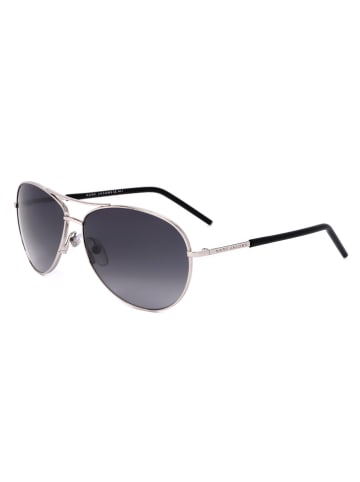 Marc Jacobs Damskie okulary przeciwsłoneczne w kolorze srebrno-granatowym