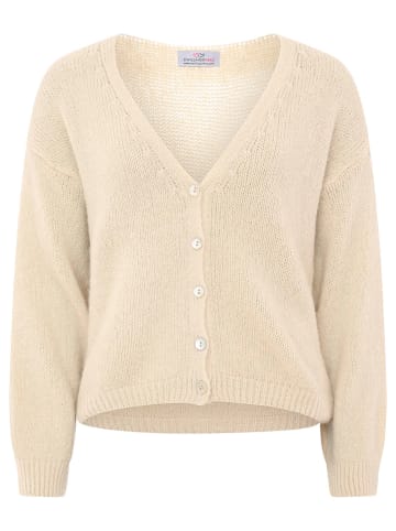 Zwillingsherz Cardigan "Uni" in Beige