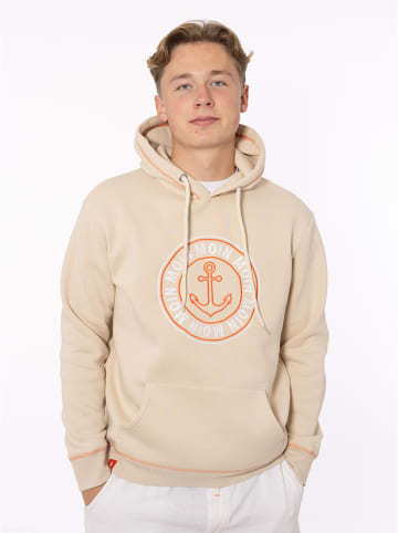 Zwillingsherz Hoodie "Anker & Moin" in Beige