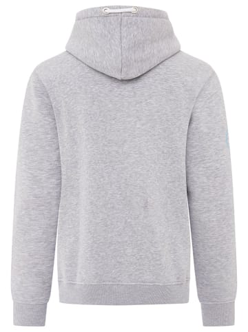 Zwillingsherz Hoodie "Moin" in Grau