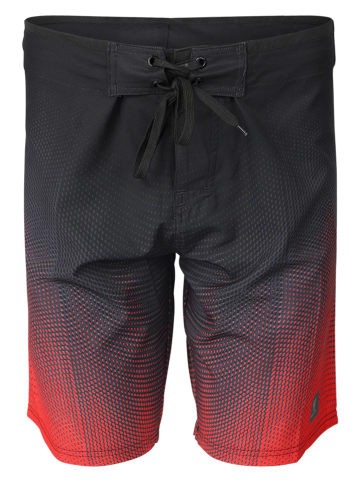 Brunotti Badeshorts "Paitor" in Rot/ Schwarz