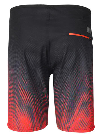 Brunotti Badeshorts "Paitor" in Rot/ Schwarz