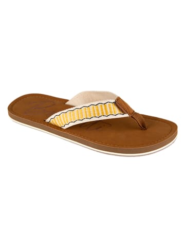 Brunotti Teenslippers "Gael" geel/lichtbruin
