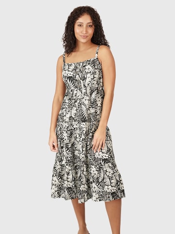 Brunotti Kleid "Grenadine-Hawai" in Weiß/ Schwarz