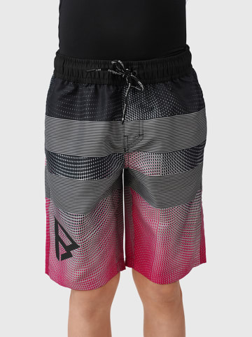 Brunotti Badeshorts "Archaly" in Pink/ Grau
