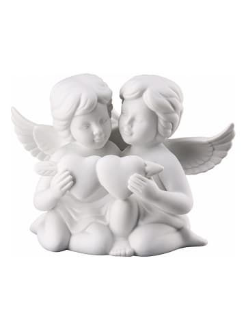 Rosenthal Decoratief figuur "Engelpaar met Hart" wit - (H)12 cm