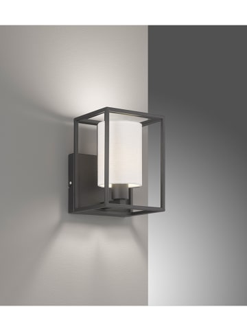 FISCHER & HONSEL Wandlamp "Gilli" zwart/crème - (B)16,5 x (H)22 cm