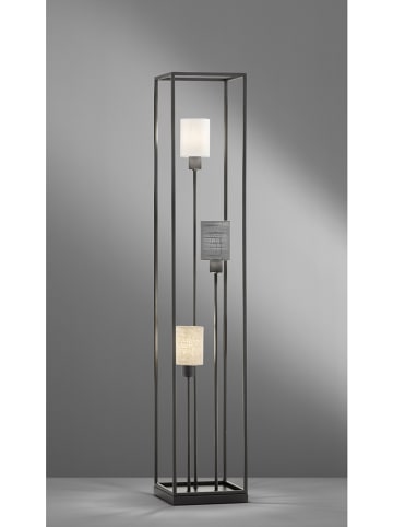 FISCHER & HONSEL Lampa stojąca "Isko" w kolorze czarnym - 22 x 122,5 x 22 cm