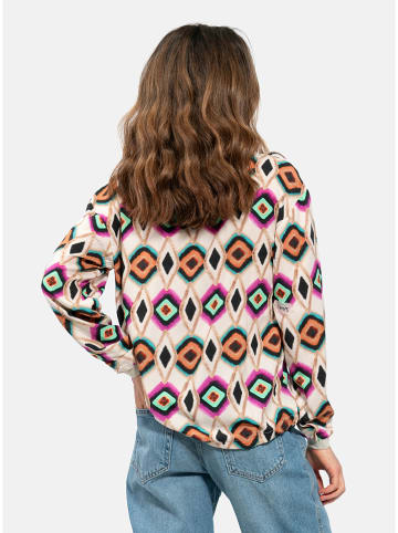 KEY LARGO Blouse crème/meerkleurig