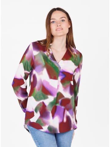 KEY LARGO Bluse in Lila/ Khaki