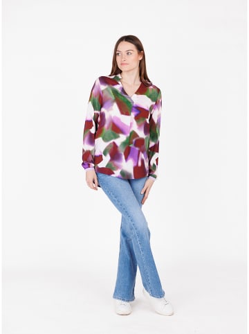 KEY LARGO Bluse in Lila/ Khaki