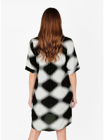 KEY LARGO Kleid in Weiß/ Schwarz