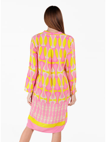 KEY LARGO Kleid in Rosa/ Gelb