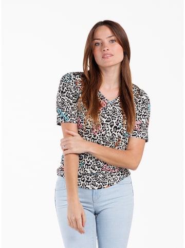 KEY LARGO Shirt wit/zwart