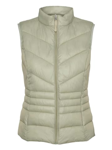 Vero Moda Doorgestikte bodywarmer groen