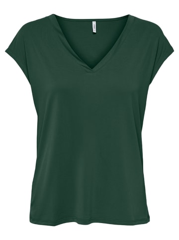 ONLY Shirt in Dunkelgrün