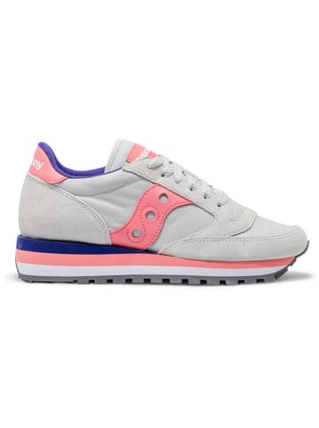 Saucony Sneakers "Jazz Triple" in Grau/ Pink