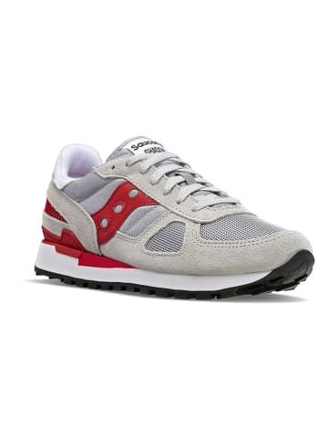 Saucony Sneakers "Shadow" grijs/rood