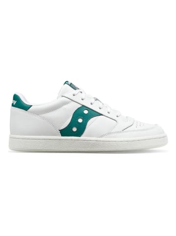 Saucony Leder Sneakers Jazz Court in WeiB Grun gunstig kaufen limango