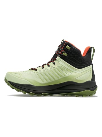 Saucony Buty turystyczne "Ultra Ridge GTX" w kolorze zielono-czarnym