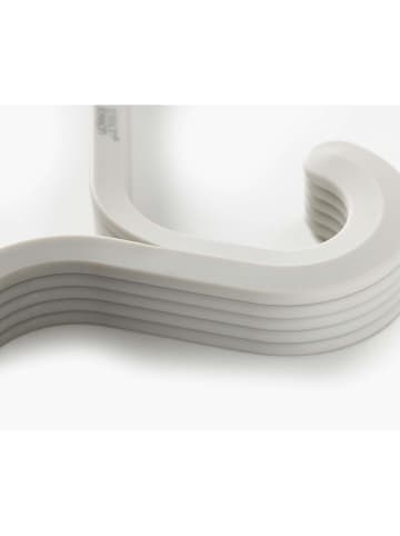 JosephJoseph 5-delige set: kledinghangers ''Orderly" grijs - (B)41,3 x (H)22 cm
