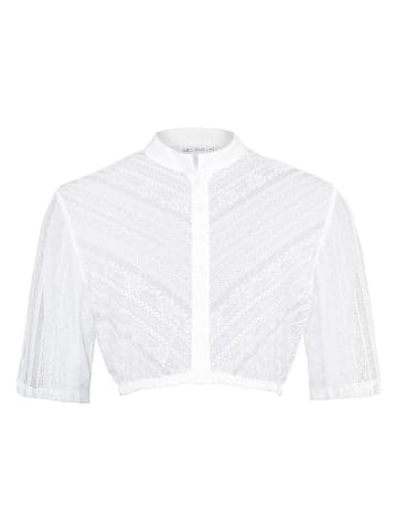 Melega Dirndlbluse "Amelie" in Weiß