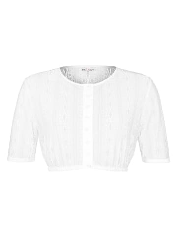 Melega Dirndlbluse in Weiß