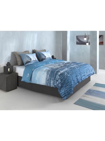 Zo!Home Renforcé beddengoedset "Regatta" lichtblauw