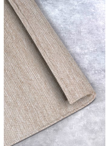 Elle Decoration Kurzflor-Teppich "Delhi" in Beige/ Weiß