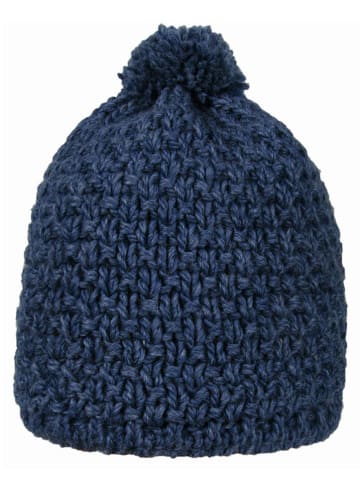 Döll Muts met pompon donkerblauw