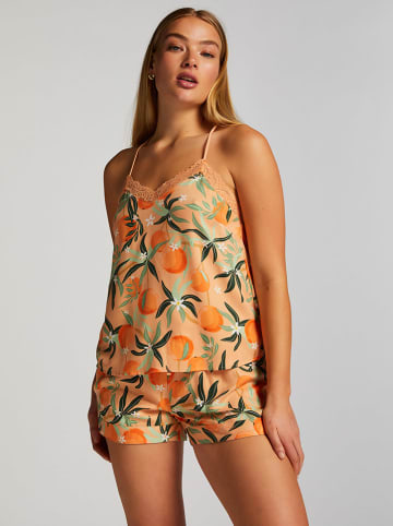 Hunkemöller Pyjama-Shorts in Orange