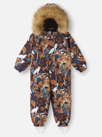 Reima Schneeanzug "Lappi" in Hellbraun/ Blau/ Schwarz