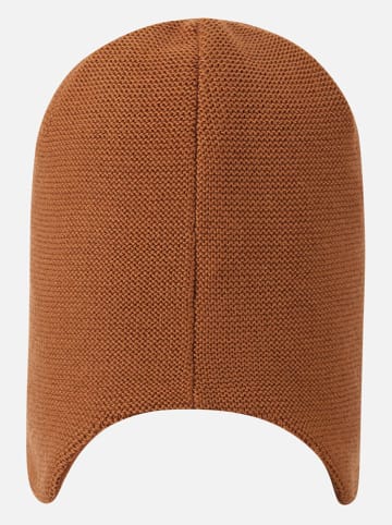 Reima Wełniana czapka beanie "Pipopaa" w kolorze pomarańczowym