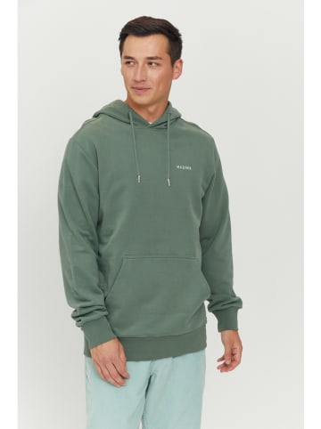 MAZINE Hoodie "Stundon" in Grün