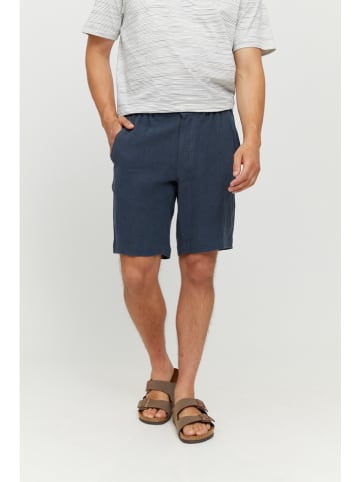 MAZINE Linnen short "Littlefield" donkerblauw