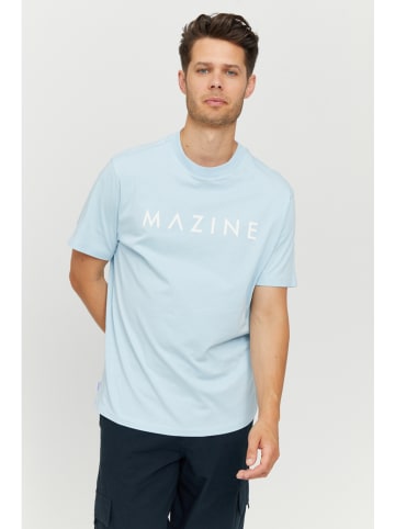 MAZINE Shirt "Hurry" in Hellblau