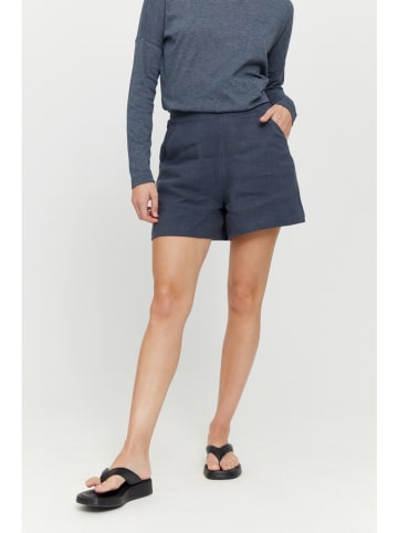 MAZINE Linnen short "Pinki" donkerblauw