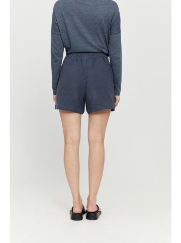 MAZINE Linnen short "Pinki" donkerblauw