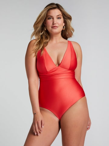 Hunkemöller Strój kąpielowy "Luxe" w kolorze czerwonym