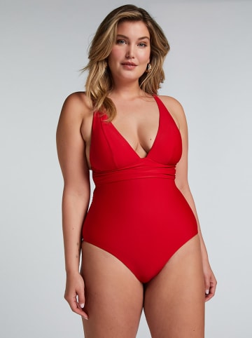 Hunkemöller Strój kąpielowy "Luxe" w kolorze czerwonym