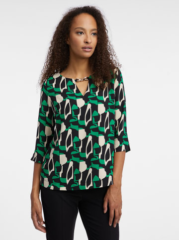 orsay Blouse groen/zwart/crème