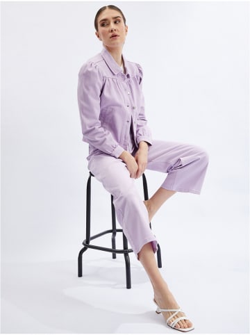 orsay Kurtka dżinsowa w kolorze fioletowym