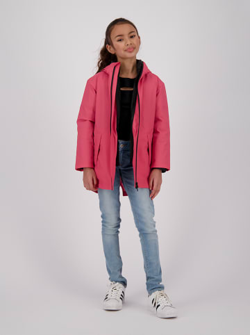 Vingino 2-in-1 regenjas "Monsoon" roze/zwart