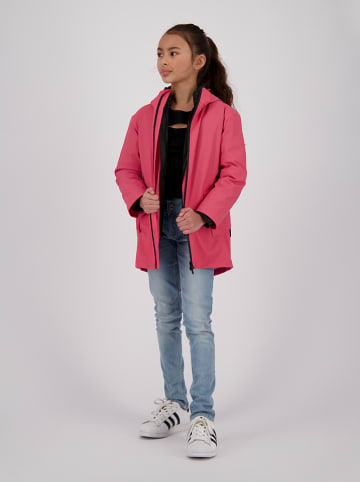 Vingino 2-in-1 Regenjacke "Monsoon" in Pink/ Schwarz
