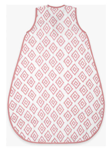 Emma&Noah Babyschlafsack in Weiß/ Rosa - TOG - 1,0