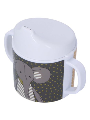 Sterntaler® Trinklernbecher in Grau/ Orange - (H)12 cm