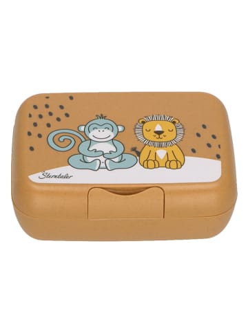 Sterntaler® Lunchbox "Albert & Lio" in Hellbraun - (B)19 x (H)13,5 x (T)7 cm